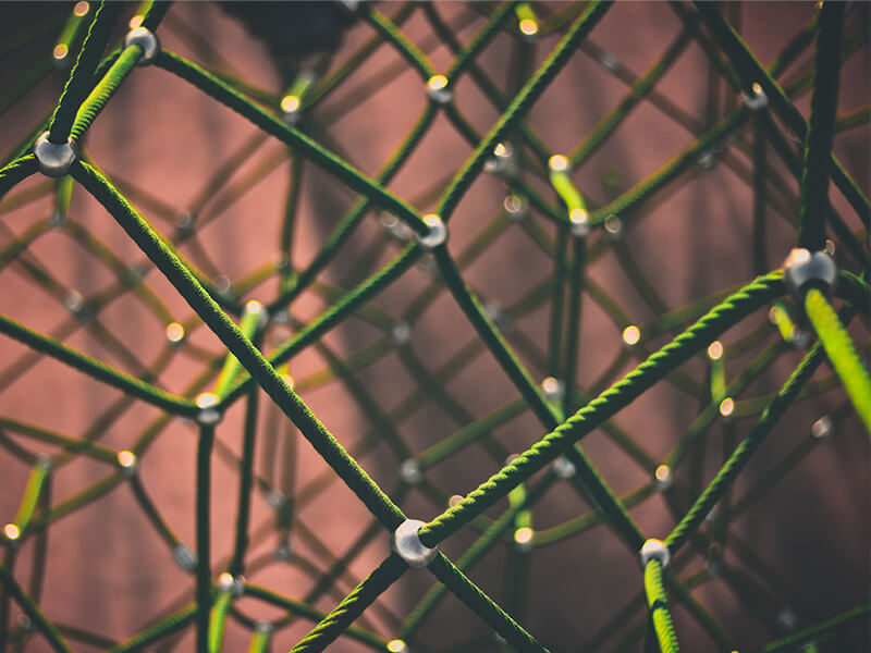 Knotenpunkte in einem Netz